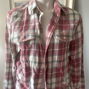 LUCKY BRAND CLASSIC FIT FLANNEL SHIRT size Small